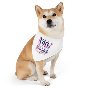 Roevember Blossom Pet Bandana Collar - Fearless Vote